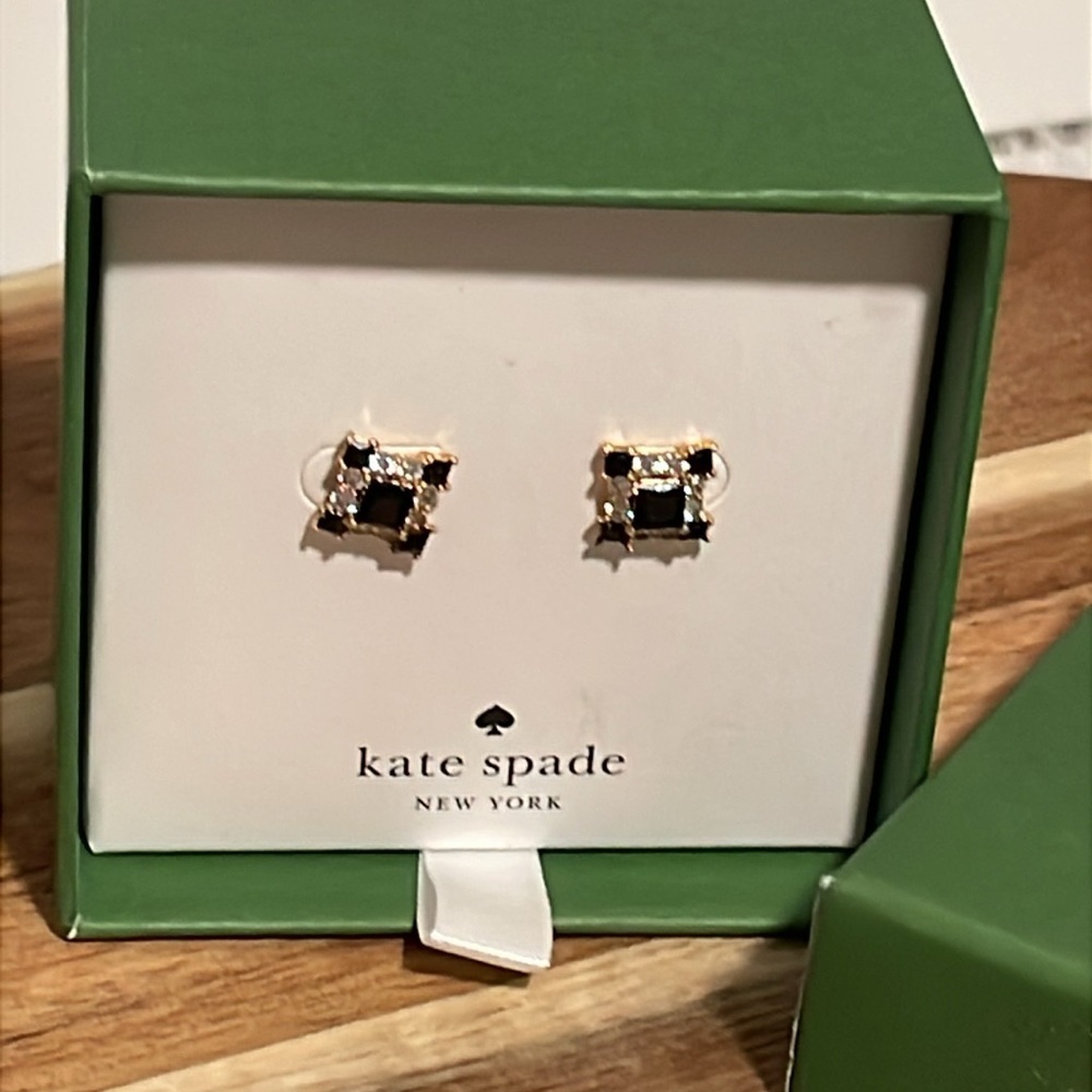 Kate Spade New York earrings light up the room studs CZ stud jewelry New small - Picture 9 of 10